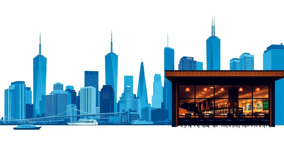 Major US cities skyline showing New York, San Francisco, and Chicago